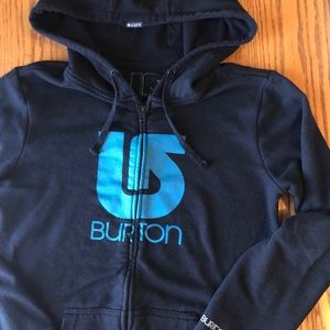 Burton zip up hoodie
